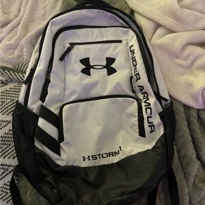 Under armour white backpack